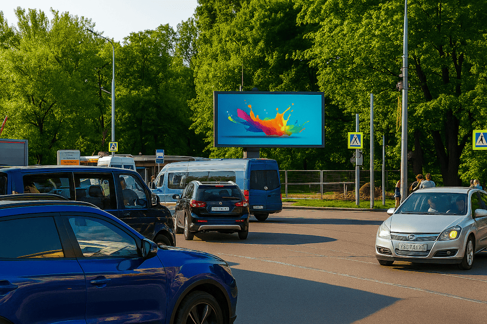 экран , формат: 3x6 Центральный район,просп. Советский, 21