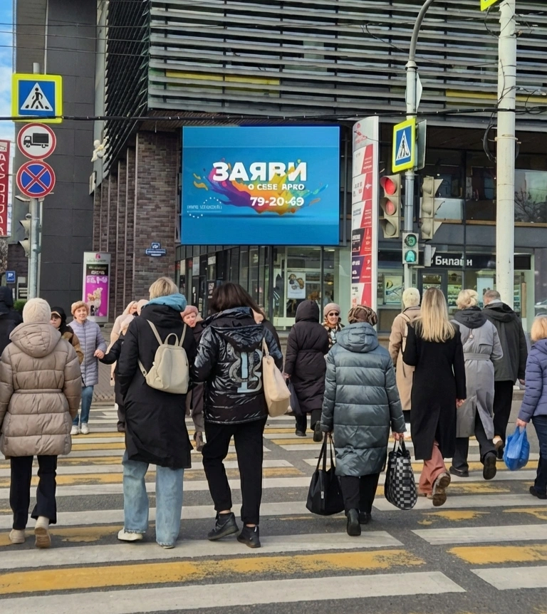 Экран, формат: 3х6 Центральный район, ул. Профессора Баранова, 31,  Ориентир:  Ориентир ТЦ 